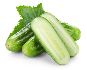 Fresh cucumbers