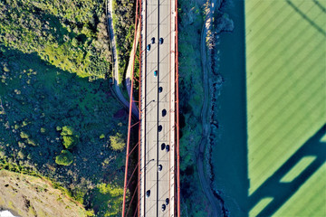 Golden Gate Bridge in San Francisco aus der Luft fotografiert mit DJI Mavic 2 Drohne