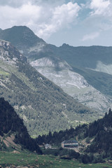 House in the Pyrenees mountains in southern France