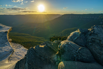 sunset at lincolns rock, blue mountains, australia 52
