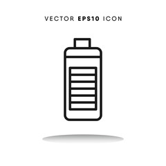 Battery vector icon
