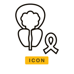 Prostate vector icon