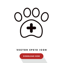 Fototapeta premium Veterinary vector icon