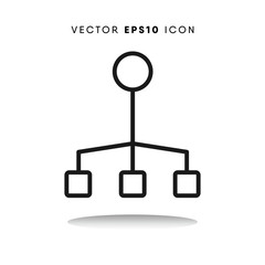 Diagram vector icon