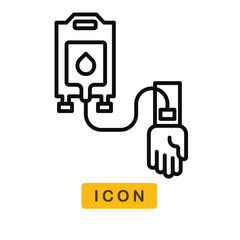 Transfusion vector icon