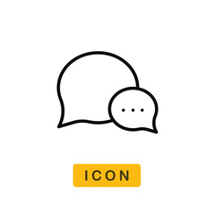 Conversation vector icon