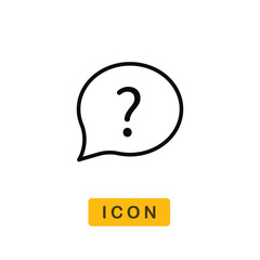 Interrogation vector icon