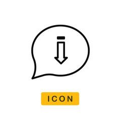 Download vector icon