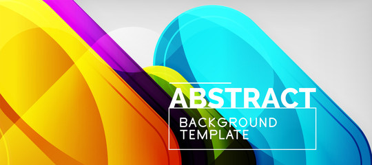 Techno lines, hi-tech futuristic abstract background template with arrow shapes