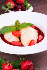 strawberries and cream
