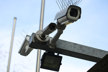 Outdoor surveillance cameras, public space, surveillance state