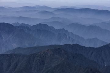 layers of the mountain landscape