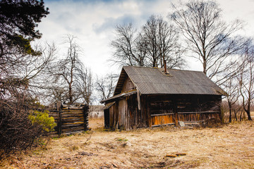 abandoned house