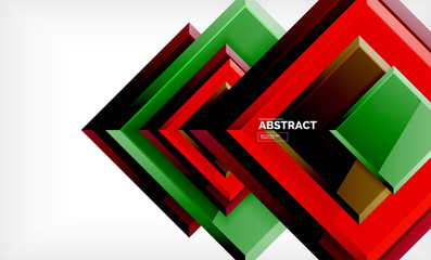 Square geometric background