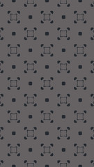 Ornate geometric pattern and two-tone abstract background