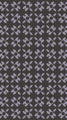 Ornate geometric pattern and two-tone abstract background