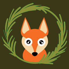 framed animal portrait