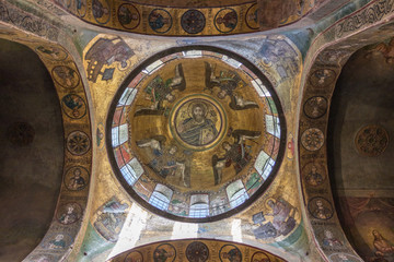 Fototapeta na wymiar Interiors of St. Sophia's Cathedral, Kiev