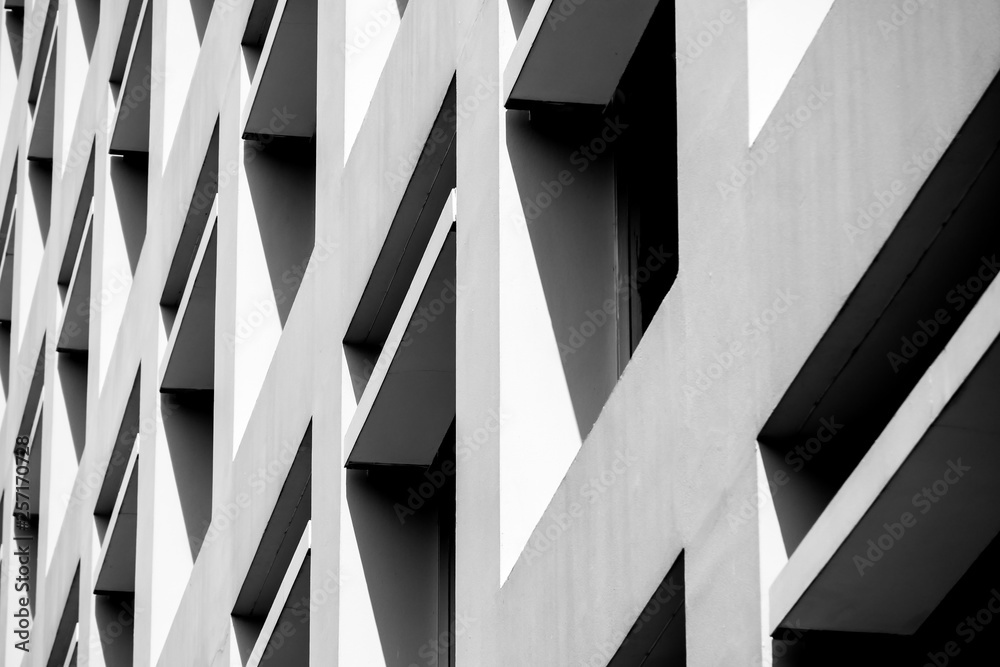 Leinwandbilder abstract background architecture lines. modern architecture detail