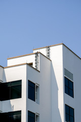 Abstract background architecture lines. modern architecture detail