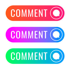 Comment modern button