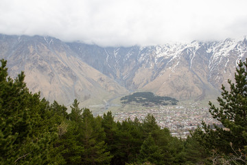 view of mountains
