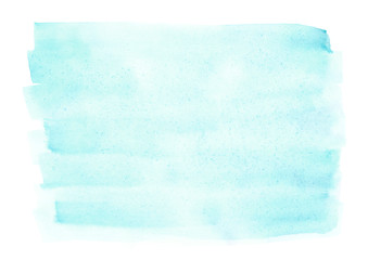 blue watercolor gradient background.Paint on wet paper.Background for texts and design