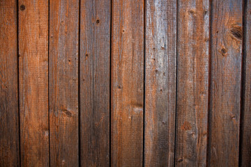 Dark wooden texture. Wood brown texture. Background old panels. Retro wooden table. Rustic background. Vintage colored surface