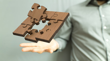 puzzle wood