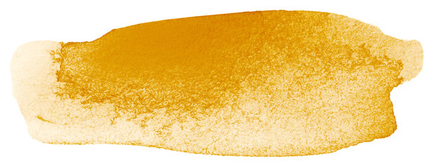 inked watercolor stain yellow