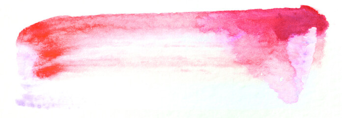 Purple inked watercolor stain