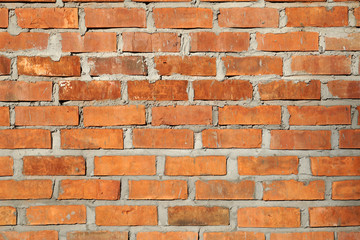 orange brown brick wall background texture