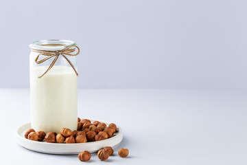 Healthy Organic hazelnut Milk Dairy Free Alternative