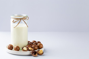 Healthy Organic macadamia Milk Dairy Free Alternative