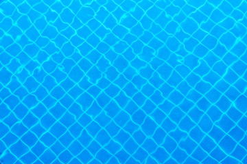 Fototapeta na wymiar blur tile pattern under the pool