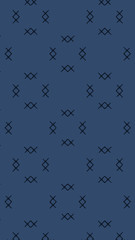 Ornate geometric pattern and two-tone abstract background