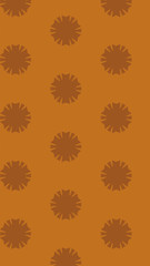 Ornate geometric pattern and two-tone abstract background