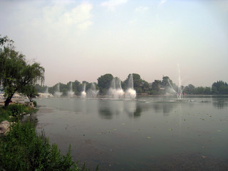 lake in park