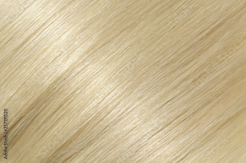 Clip In Straight Bleached Blonde Human Hair Extensions Stock