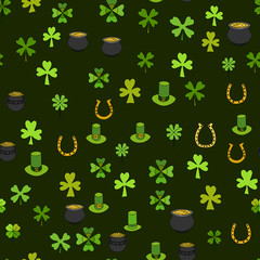 Saint Patrick's Day Vector Seamless