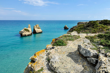 Vacanze al mare, Salento in Puglia. Le Due Sorelle di Torre dell'Orso