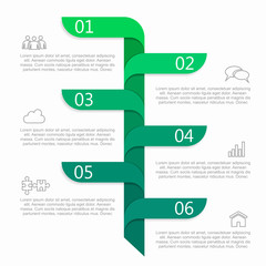 Infographic design template with place for your data. Vector illustration.