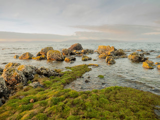 West coast of Ireland. high tide, calm scene.
