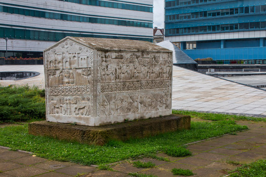 Stećak is the name for monumental medieval tombstones that lie scattered across Bosnia and Herzegovina