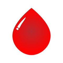 Fototapeta premium blood vector icon illustration