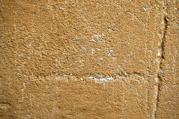 cracked color on a wall outside