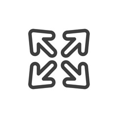 Obraz premium Arrow sign icon