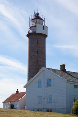 Fototapeta na wymiar List lighthouse, Farsund, Norway