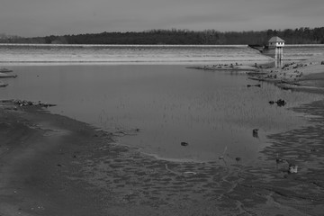 Dry water dam in BW