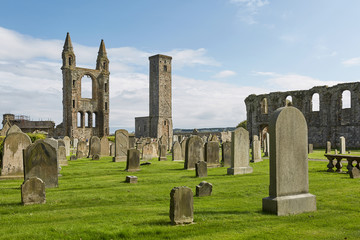 St. Andrews Cathedral in St. Andrews, Scotland.